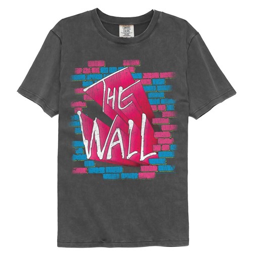 Pink Floyd Music Band T-Shirt THE WALL BRICKS New Adult Comfort Color Pepper