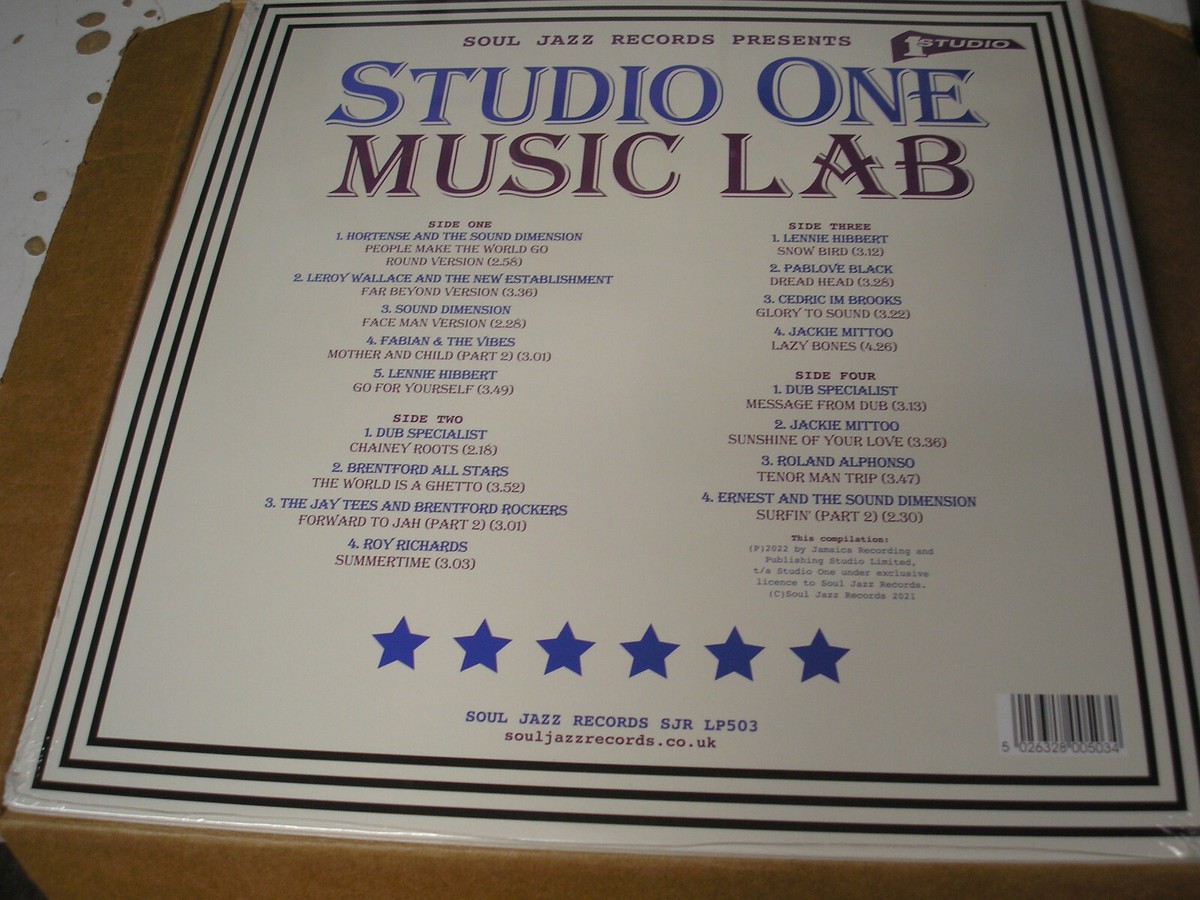 v/a - Studio One Music Lab double LP new sealed Soul Jazz