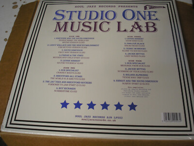 v/a - Studio One Music Lab double LP new sealed Soul Jazz Studio