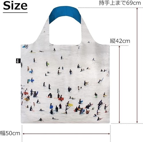 LOQI Large Shopping Tote Bag of Queen Elizabeth II by Cecil Beaton Recycled Art - Picture 7 of 9