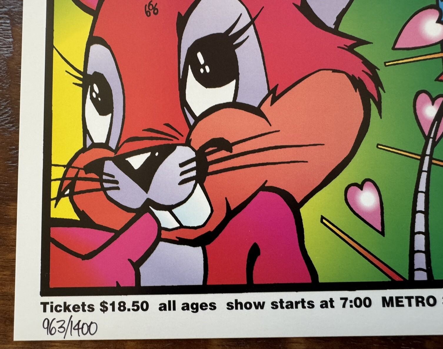 Frank Kozik Rock Poster Art KMFDM Metro Chicago 1995 signed/numbered