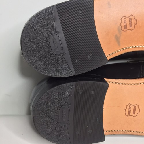 Vintage Executive Imperials Halbschuhe schwarz Leder elegante Schuhe Herren Größe 12 C - Bild 9 von 10