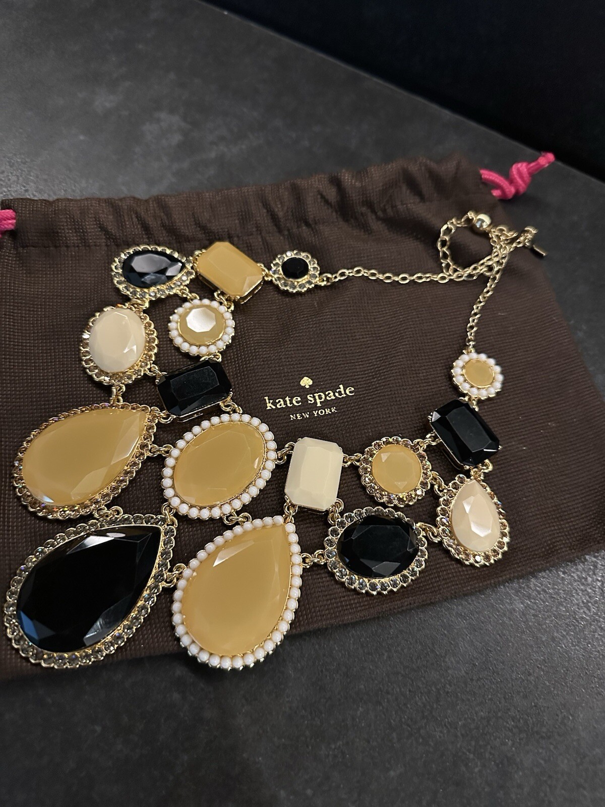 Vintage Kate Spade Statement Bib Necklace in Great GORGEOUS Condition