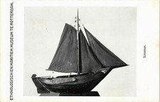 CPA AK Schokker - Sailboat - Rotterdam - Muse...