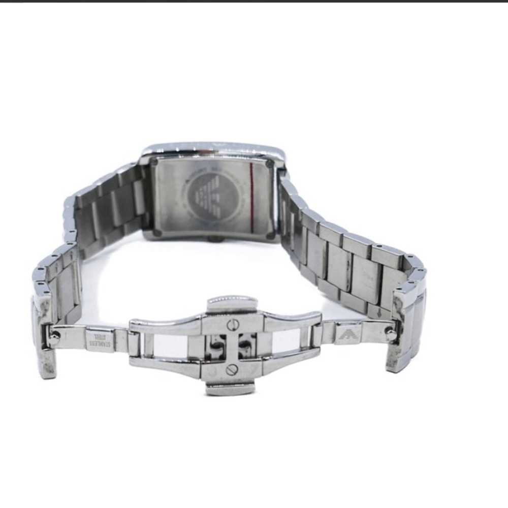 Emporio Armani AR1639 Classic Silver Dial Stainless Steel 