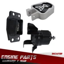 3x Engine Motor Mounts & Trans Mount For Ford Fusion 2.5L for Auto Transmission