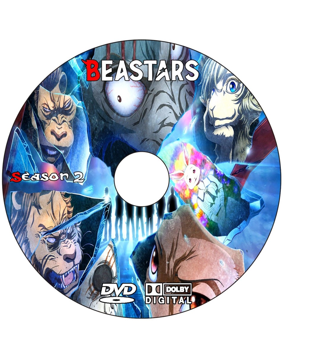 アニメ BEASTARS 1st 2nd+Final SeasonPart 1 dvd Anime DVD Beastars Season 1+2 VOL 1-24 END English Dubbed