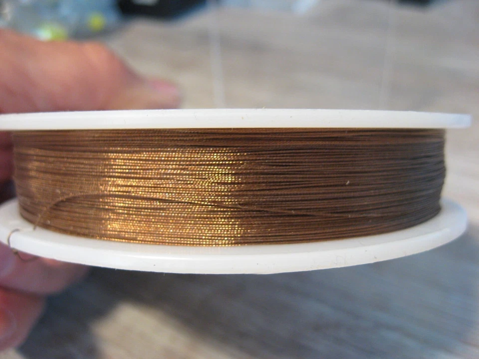 Alambre de arrastre líder de acero inoxidable 300' AFW Surfstrand 1x7 - camuflaje - 30 lb Foto 2 de 4