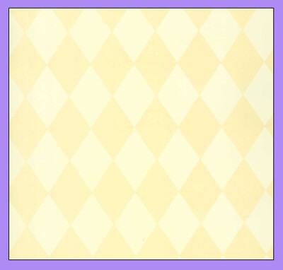 4 SHEETS YELLOW AND CREAM DIAMONDS 12X12 SCRAPBOOK PAPER - FMI - FREE SHIPPING