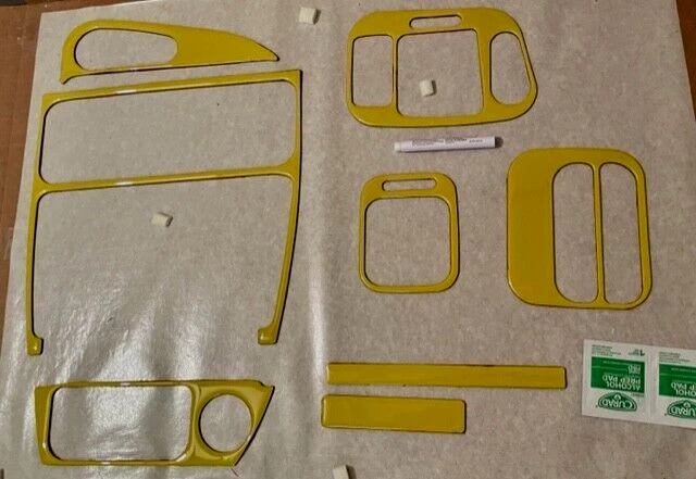 KIT DE MOLDURAS DE TABLERO DE CARBONO MADERA INTERIOR PARA MITSUBISHI MIRAGE 1997 98 99 00 01 2002 Foto 2 de 4