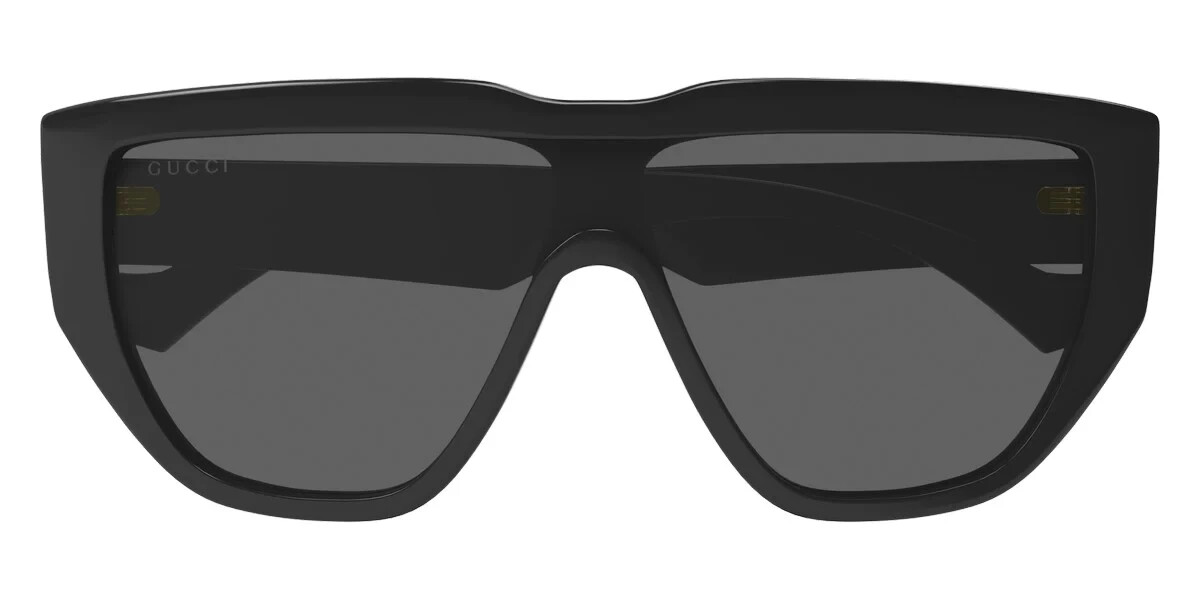 Gucci GG0997S 002 Sunglasses Unisex Adult Black Oversized 