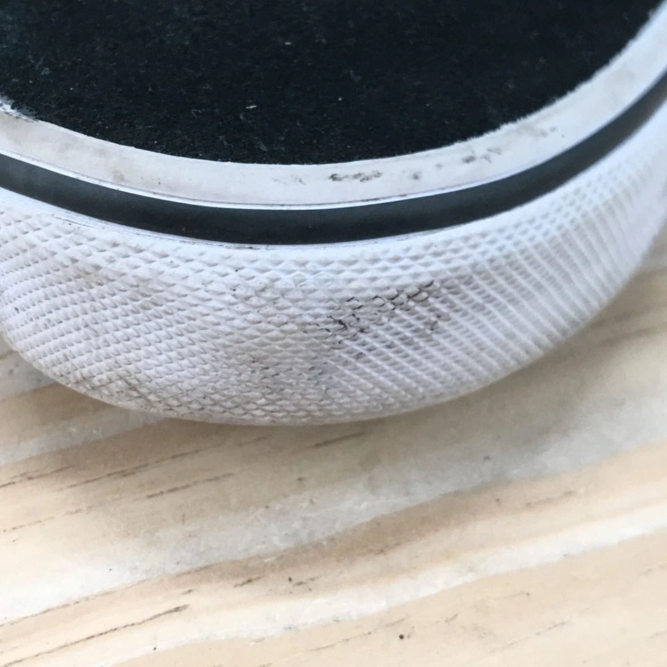 Vans Zapatos Juveniles 7 Old Skool Zapatillas de Monopatín Negras Con Cordones Parte Superior Baja 500714 Foto 3 de 4