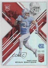 2017 Panini Elite Draft Picks Status Red Die-Cut 49/49 Ryan Switzer #172 n1u