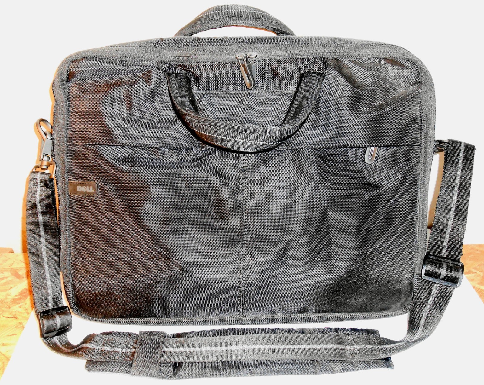 DELL Black Messenger Laptop Bag Organizer Brief Case Carry B