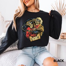 Funny Skeleton Back To The Future Movie Sweatshirt Doc Marty Outatime T-shirt