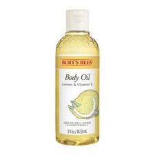 Burts Bees, Body Oil Lemon And Vitamin E, 5 Oz