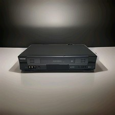 Toshiba W-614R VHS 4 Head VCR Video Cassette Recorder Player "For Parts"