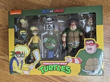NECA Teenage Mutant Ninja Turtles Zach and Smash 7 in Action Figure New 2 Pack