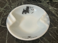 Bistrot : Cendrier publicitaire whisky Black and White - années 50/60