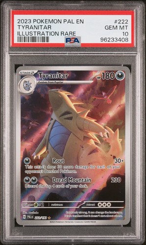 Tyranitar graded PSA 10 for sale on eBay