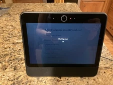 Meta Facebook Portal Gen 1 Hands Free Video Calling WiFi Black Tested Working