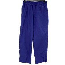 Vintage Nike Y2K Windbreaker Pants Purple Medium Hip Hop Women's