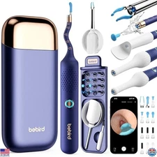 Wireless Ear Wax Removal Camera Kit, HD Otoscope, 13 Tips & Tweezers Included