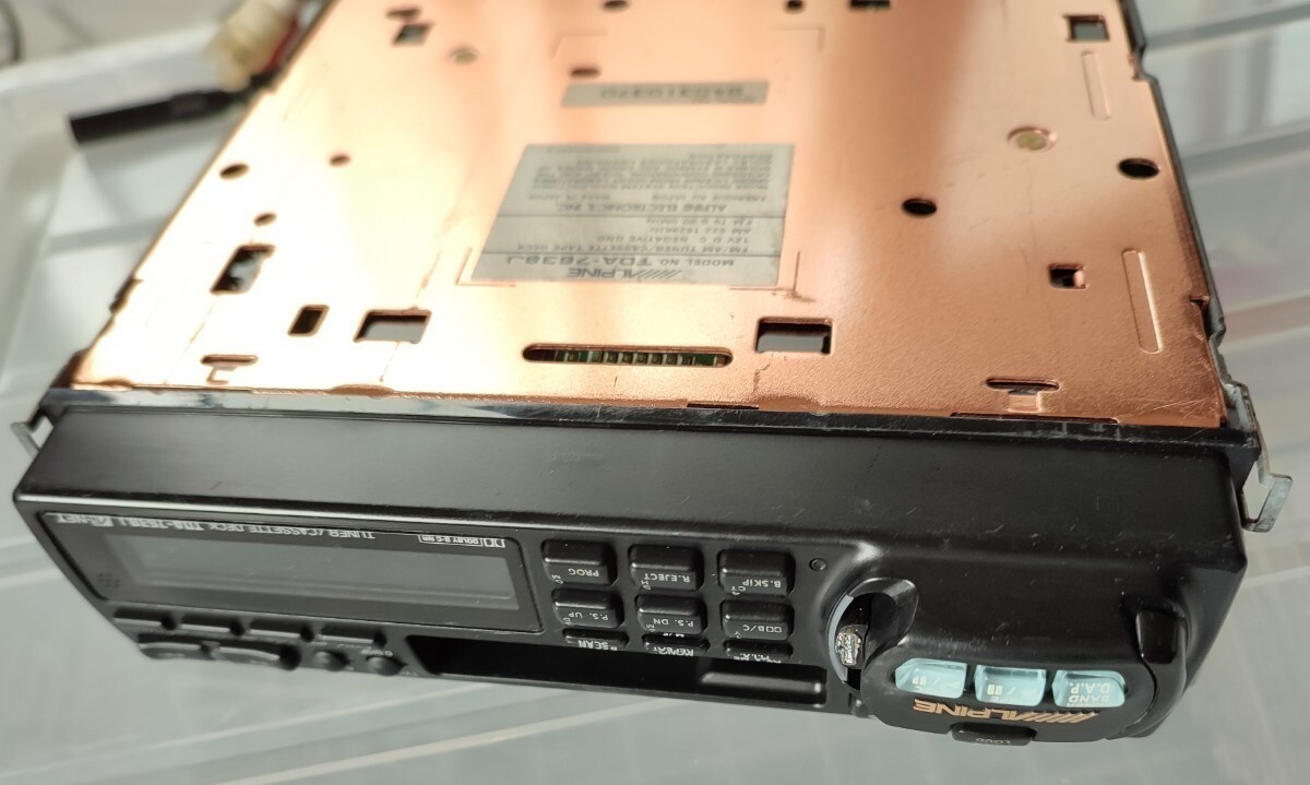 ALPINE アルパインTDA-7638J ALPINE TDA-7638J AM/FM tuner