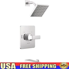 Powerful Shower Trim Kit Pressure Balance Valve Easy Clean Water Saving New