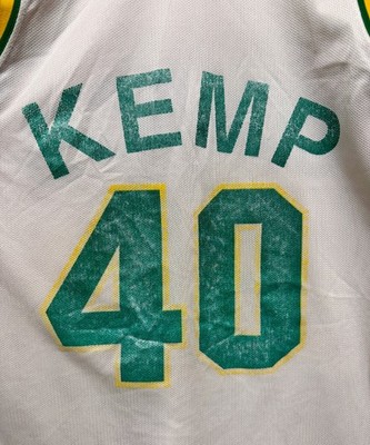 SEATTLE SUPERSONICS #40 SHAWN KEMP BASKETBALL SHIRT JERSEY