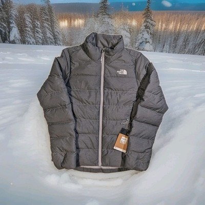 The North Face Minoqua Insulated 550-Down Jacket, Women's XS, Gray/Heather, NWT 