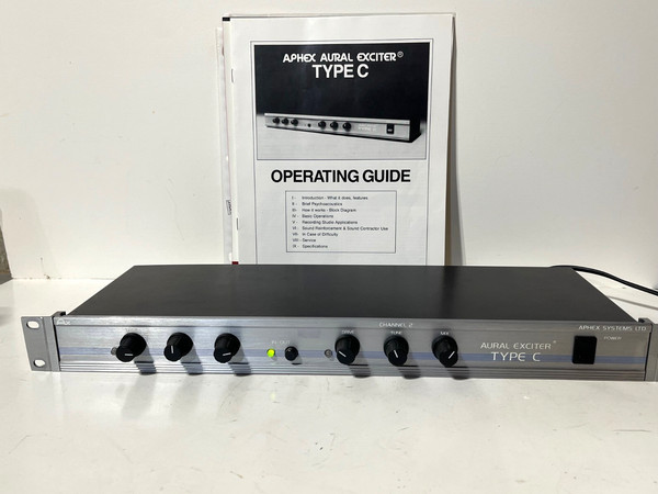 Aphex Aural Exciter Tipo C Modelo 103 2 Canales Potenciador Armónico De Colección - Potencia
