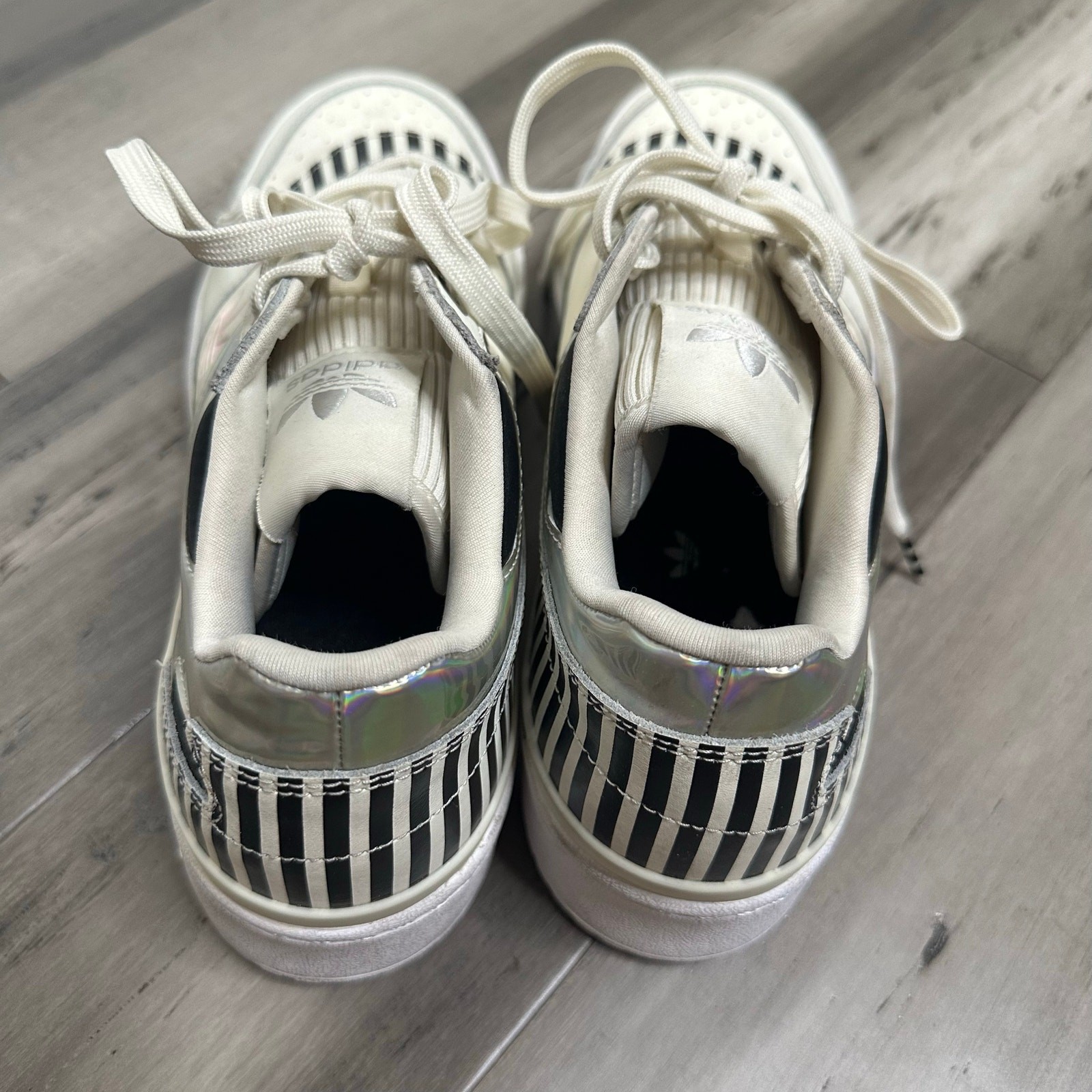 Adidas Forum Bold I Love Dance Sneakers Striped Women’s 9.5 image 5