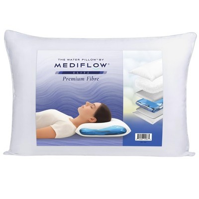 Mediflow Elite Faser Wasserkissen - Orthopädisch, verstellbar einzeln, weiß 