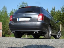 FOX Sportauspuff Toyota Avensis 2 Combi, T25 Bj. 2003-2009 160x80mm re/li