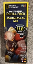 National Geographic Rock Tumbler Refill Kit 1 Lb. Medium, Multicolor