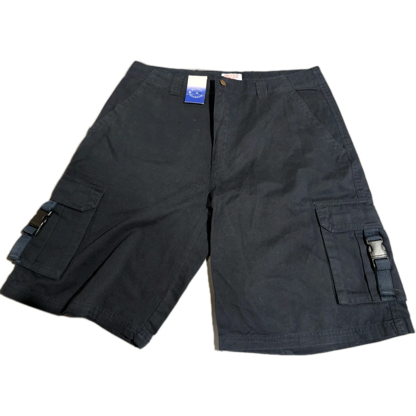 Harry Dickson Men's Size 38 Navy Blue Cargo Shorts Inseam 11 Inches New NWT