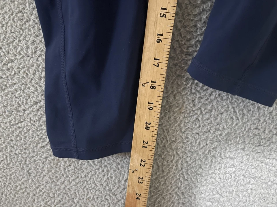 Leggings Fabletics PureLuxe Capri Cortos Para Mujer Mediano Alto Bolsillo Yoga Foto 4 de 4