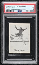 1928-35 J L Tiedemanns Sport Series Cromwell Emblem Back Sonja Henie PSA 3 0cp0