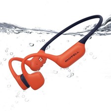 Bone Conduction Headphones Bluetooth MP3 Player IP68 Waterproof Sport Orange