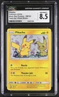 2019 Pokemon Pikachu SM162 Team Up 1-Pack Blister Promo CGC 8.5 NM/MINT+