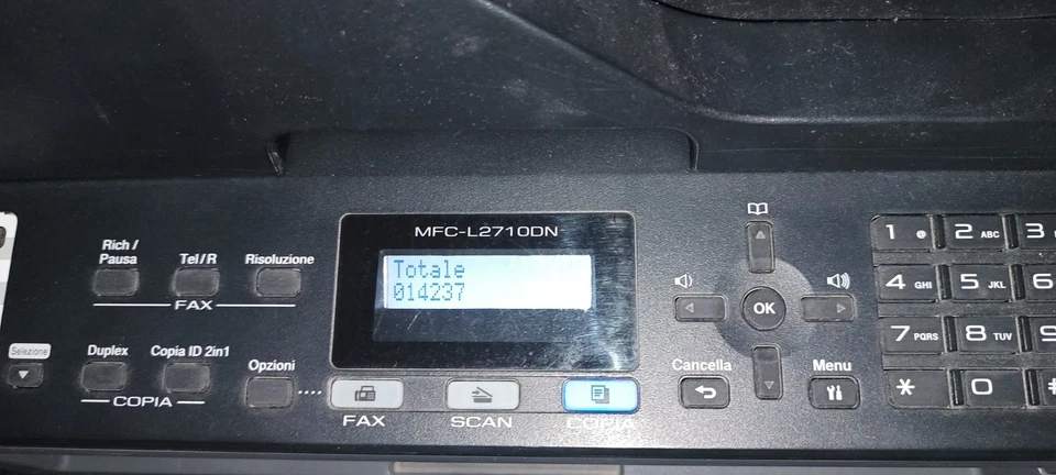 Brother MFC-L2710DN Multifunzione Laser Stampante - Nero - Immagine 2 di 4