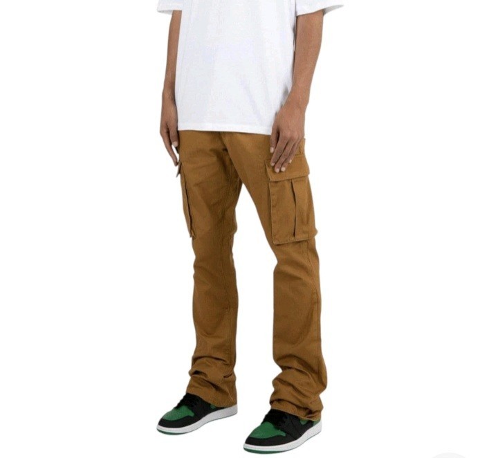 Mnml Brand brown cargo relaxed fit pants Men's Waist Size 29 X 29" Inseam