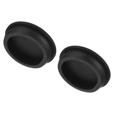 High Temp Silicone Plug t Shaped Solid Stopper Black 67x3.5x15.5x50mm 2Pcs