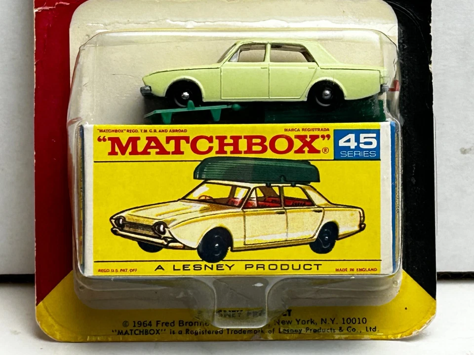 Matchbox No. Ford Corsair 45 con barco, blisterpack #1 Foto 3 de 4