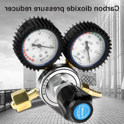 #ad CO2 Gas Bottle Regulator Carbon Dioxide Welding Pressure Reducer G5 8 $27.96