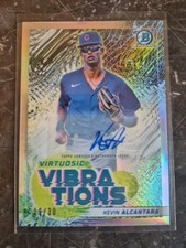 Kevin Alcantara 2022 Bowman  Auto 19/30 #VV-11 Virtuosic Vibrations Chicago Cubs
