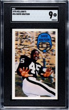 SGC 9 - 1970 Kellogg's #36 David (Dave) Grayson Oakland Raiders