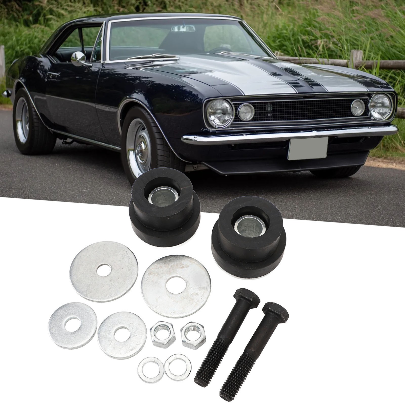 Subframe Radiator Bushing Kit Sturdy Radiator Core Support Bushing With Hardware