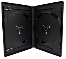 ULTRA PREMIUM STANDARD Black Double DVD Cases 14MM 80g Lot